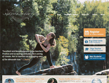 Tablet Screenshot of laughingriveryoga.com